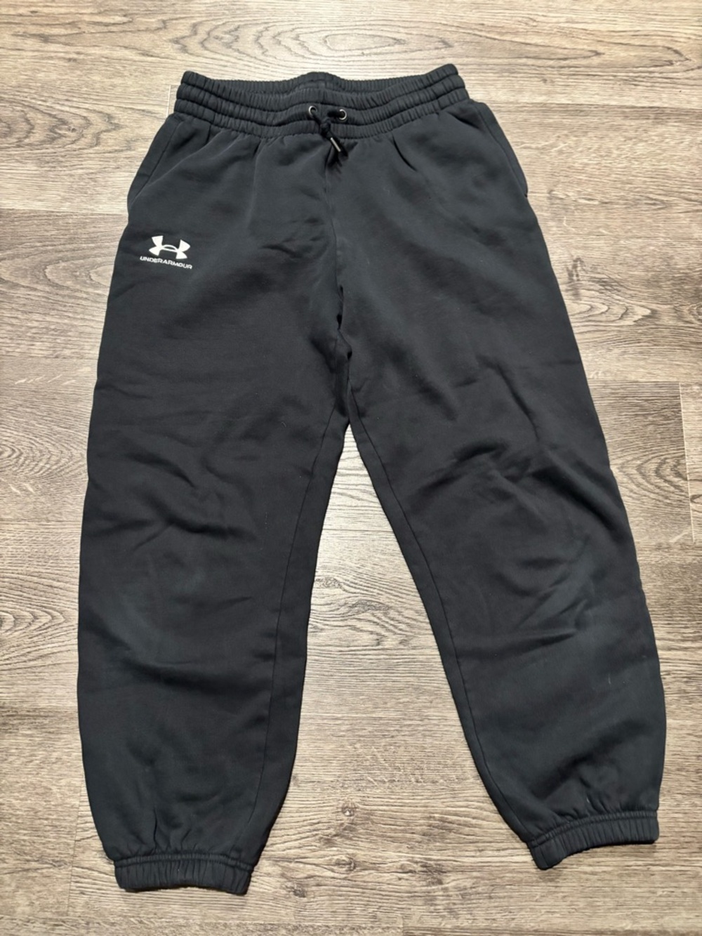 Under Armour Black Fleece Joggers with Logo